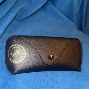 Ray-Ban Black Leather glasses Case like new